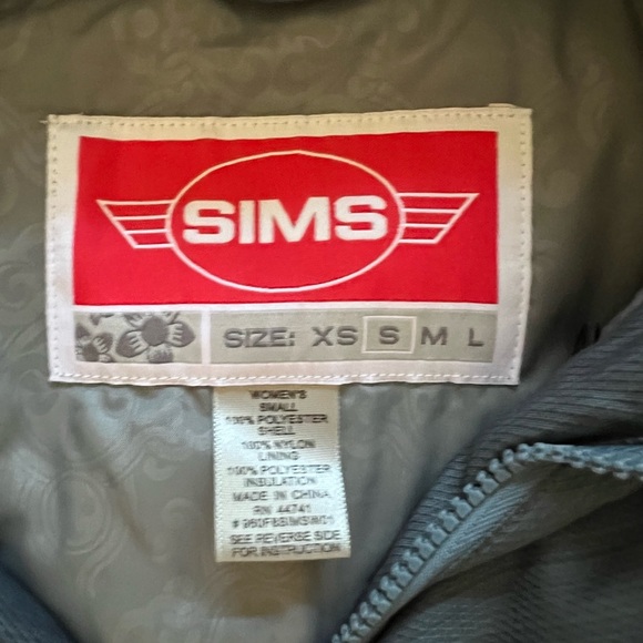 SIMS Blue Women's Hooded Snowboarding Ski Jacket Small - Picture 6 of 12